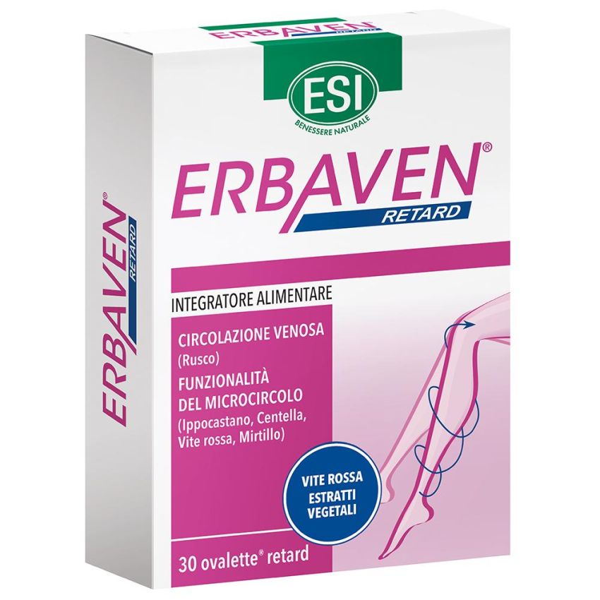 Erbaven Retard - 30 Compresse a Rilascio Prolungato