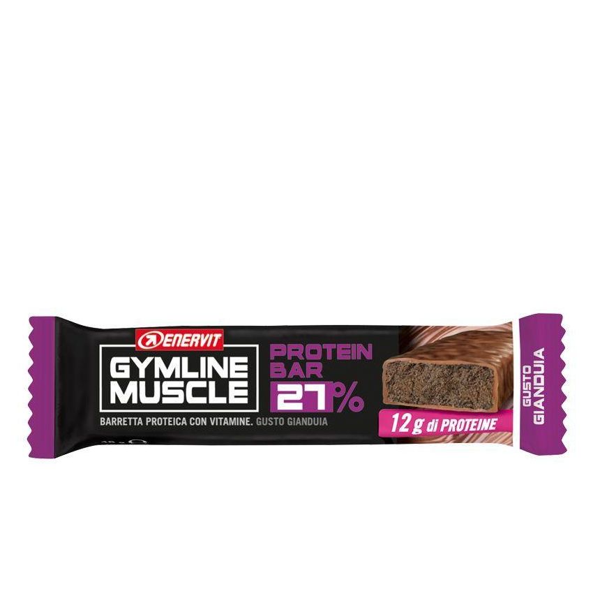 Enervit Gymline - Barretta Proteica al 27% Sapore Gianduia, 45g