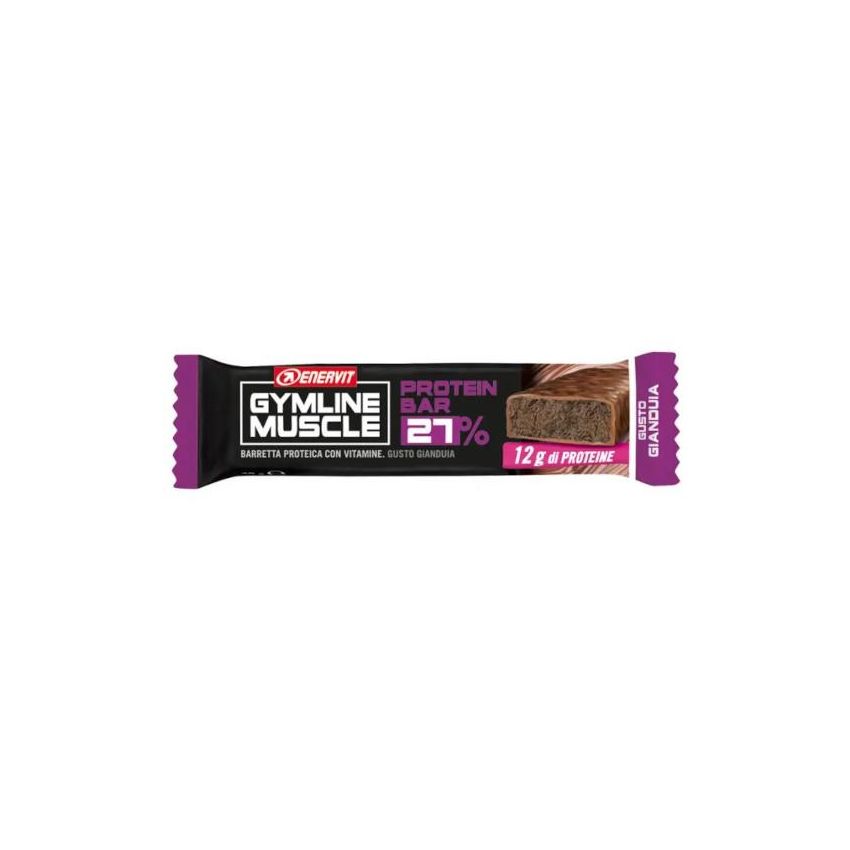 Enervit Gymline - Barretta Proteica al 27% Sapore Gianduia, 45g