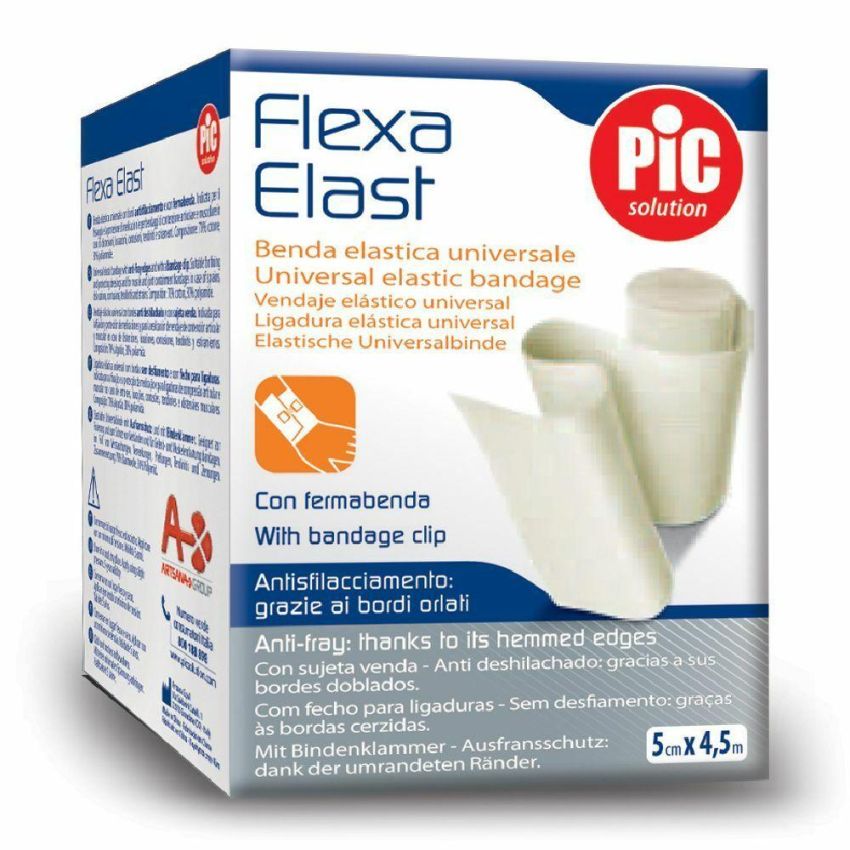 Benda Elastica PIC Bi-Adesiva da 10 cm x 4,5 m