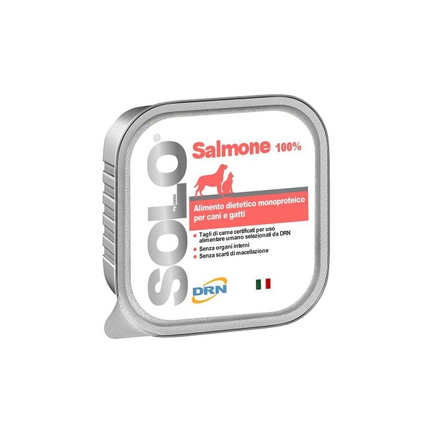 Alimento dietetico monoproteico Drn Solo Salmone 100g