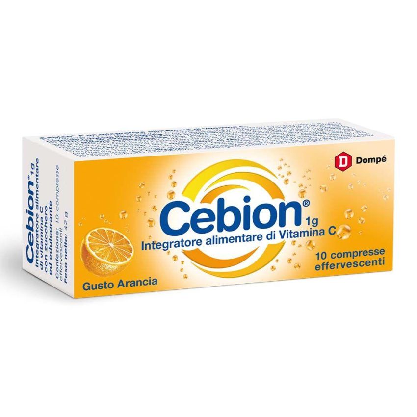 Cebion Vitamina C Effervescente all'Arancia - 10 Compresse