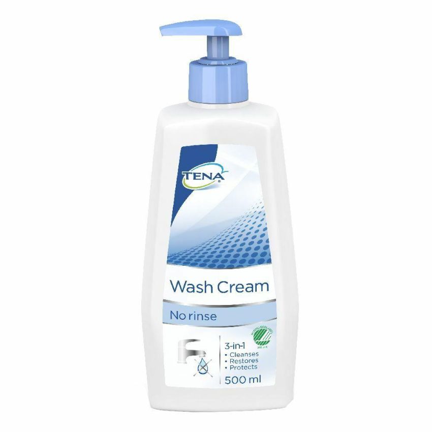Tena Wash Cream 500ml - Crema Detergente Idratante