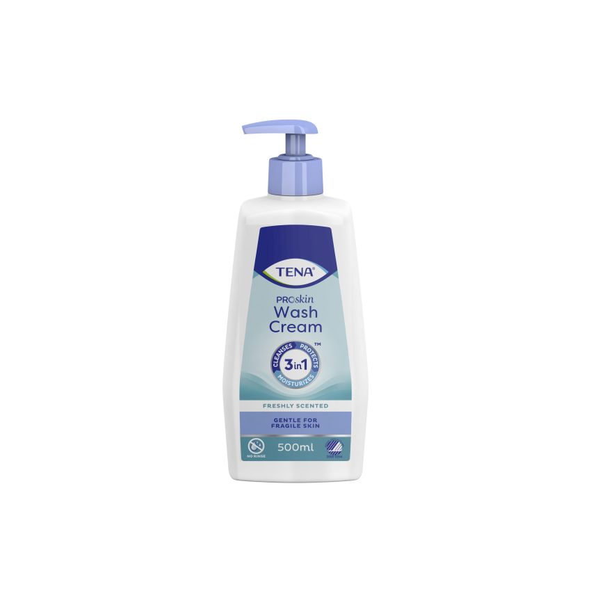 Tena Wash Cream 500ml - Crema Detergente Idratante