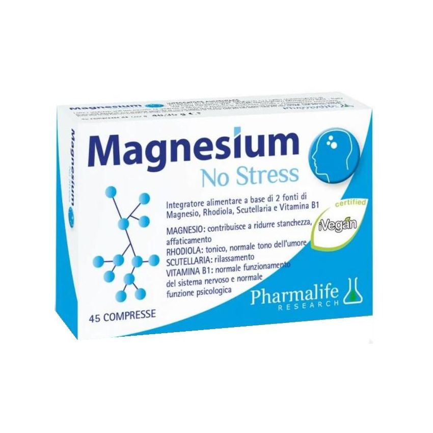 Integratore di Magnesio No-Stress, 45 Compresse