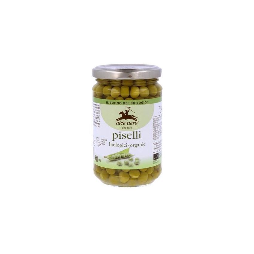 Alce Nero Piselli Biologici Lessati in Lattina - 300g
