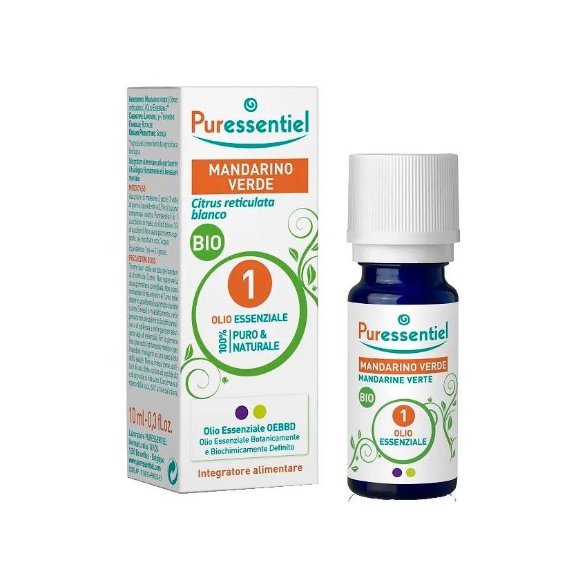 Olio Essenziale di Mandarino Verde Biologico Puressentiel - 10ml