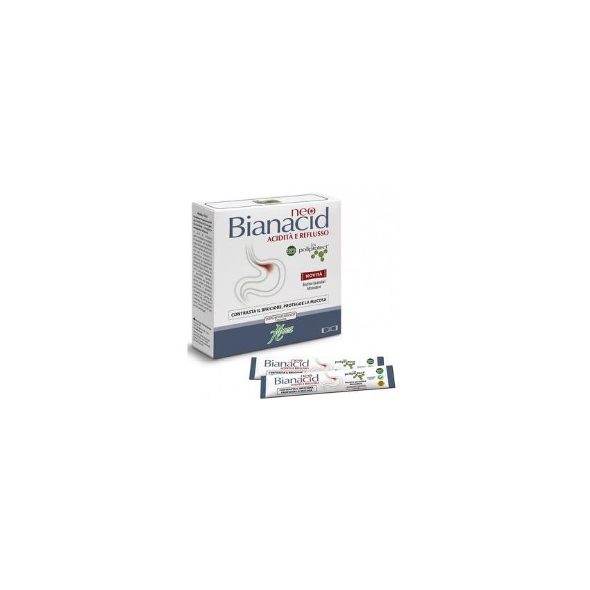Aboca Neo Bianacid - Trattamento Acidità e Reflusso, 20 Buste Monodose