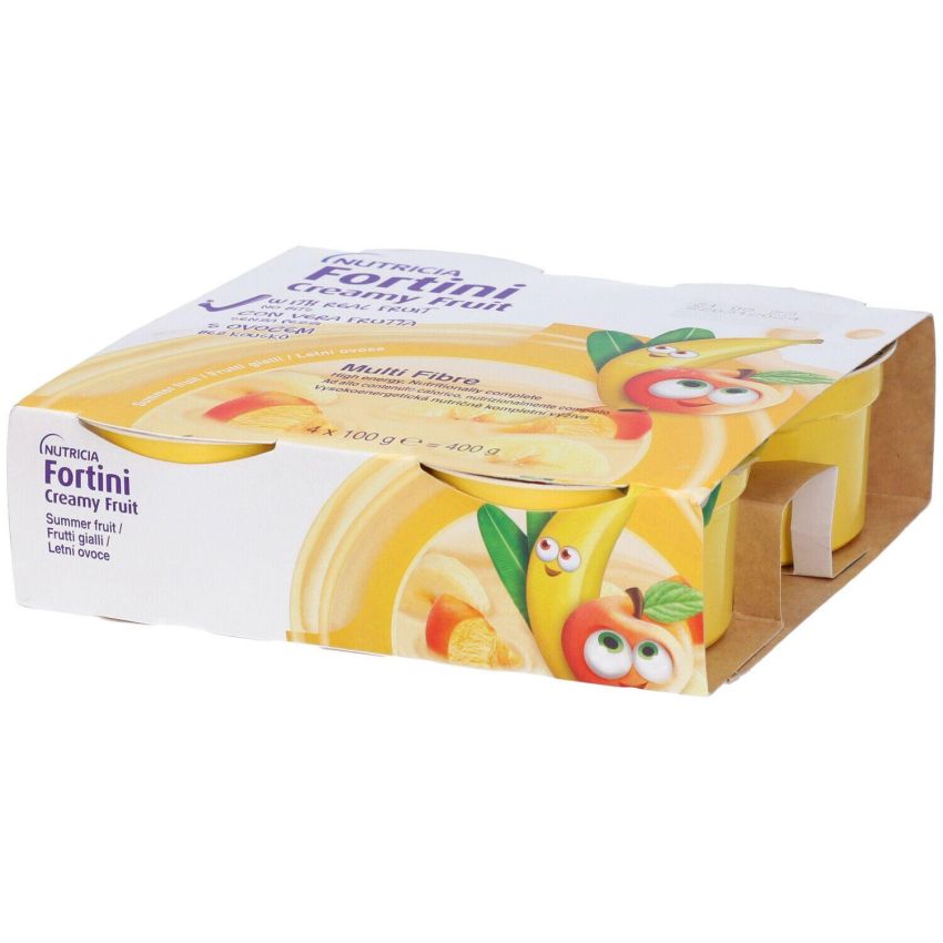 Fortini Multi Fibre Crema di Frutti Gialli - Confezione da 4x100g