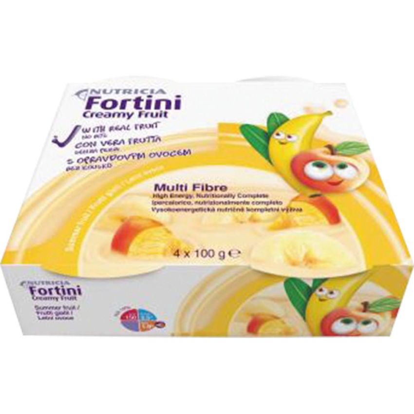 Fortini Multi Fibre Crema di Frutti Gialli - Confezione da 4x100g
