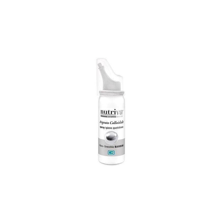 Spray Naso e Orecchio Argento Colloidale Nutriva per Bambini - 30ml