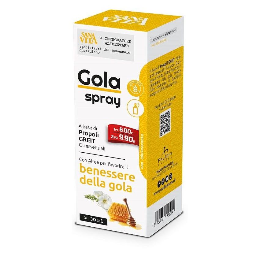 Sanavita Spray per la Gola da 30 ml