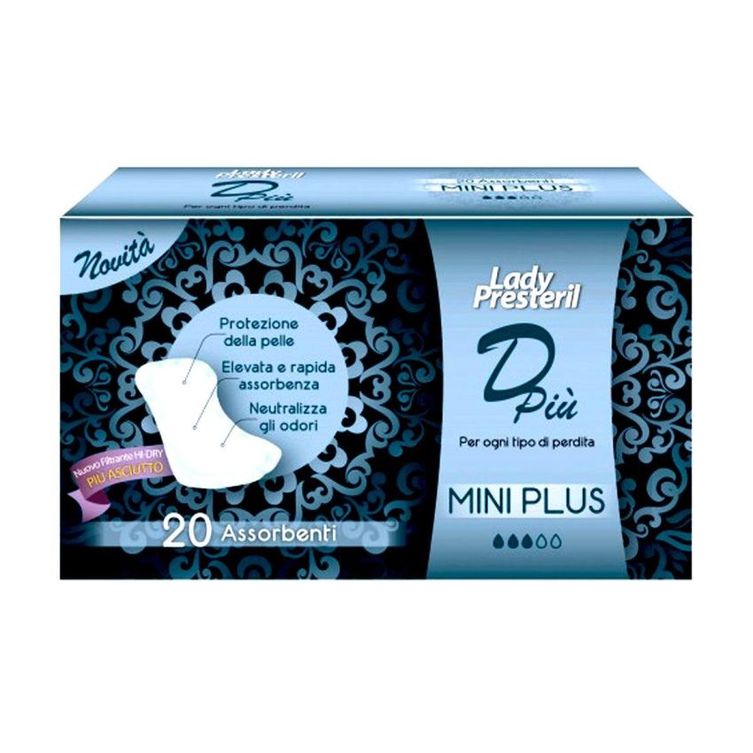 Presteril Ladies Mini Plus Assorbenti - Confezione da 20 Pezzi