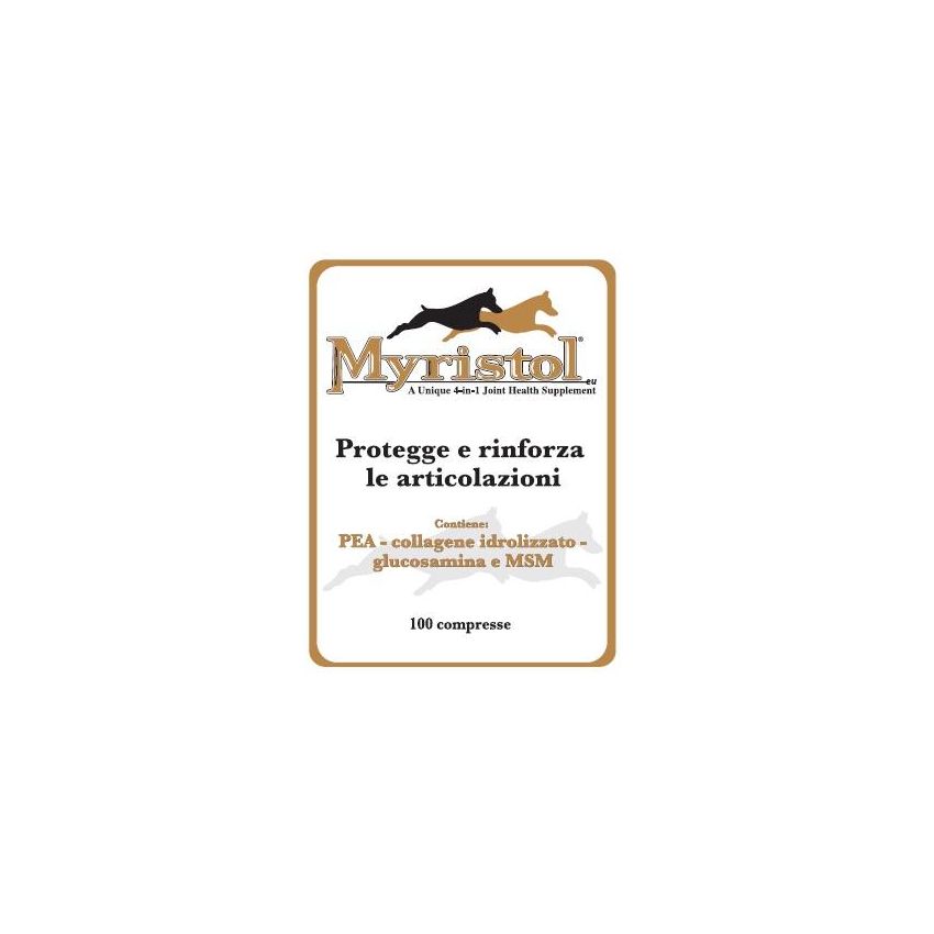 Myristol - Integratore per Articolazioni di Cani, 100 Compresse