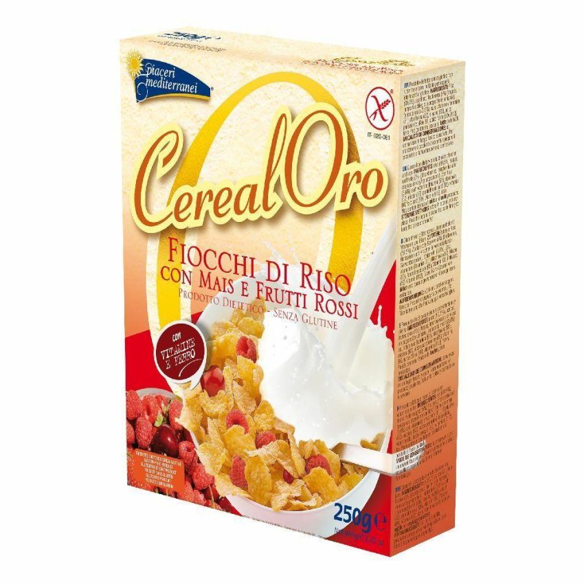 Fiocchi di Riso Mediterranei con Mais e Frutti Rossi - 250g