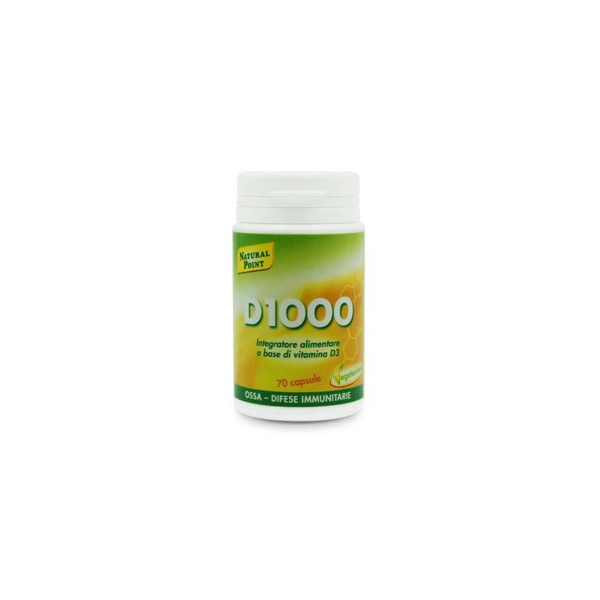 D 1000 Vitamina D Vegana - 70 Capsule Vegetali