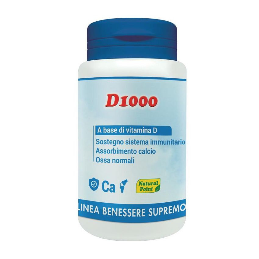 D 1000 Vitamina D Vegana - 70 Capsule Vegetali