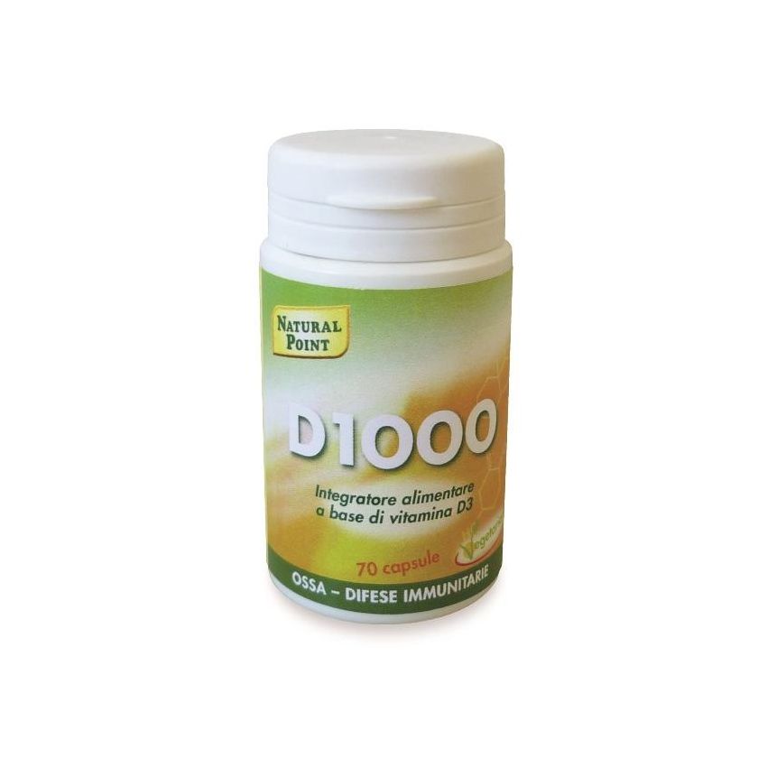 D 1000 Vitamina D Vegana - 70 Capsule Vegetali