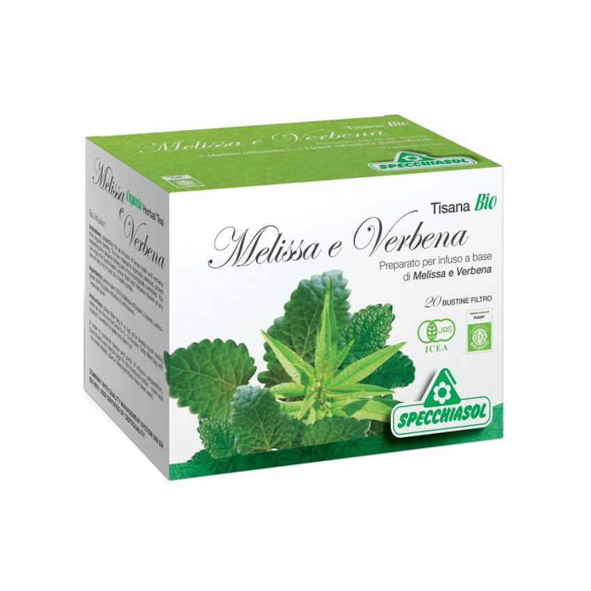 Tisana Infuso di Melissa e Verbena di Specchiasol - 20 Buste