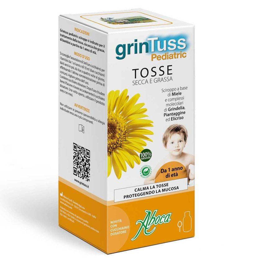 Aboca Grintuss Pediatrico: Sciroppo per la Tosse 180g