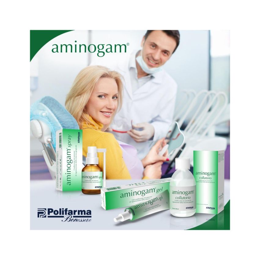 Aminogam Collutorio 200ml per la Salute Orale