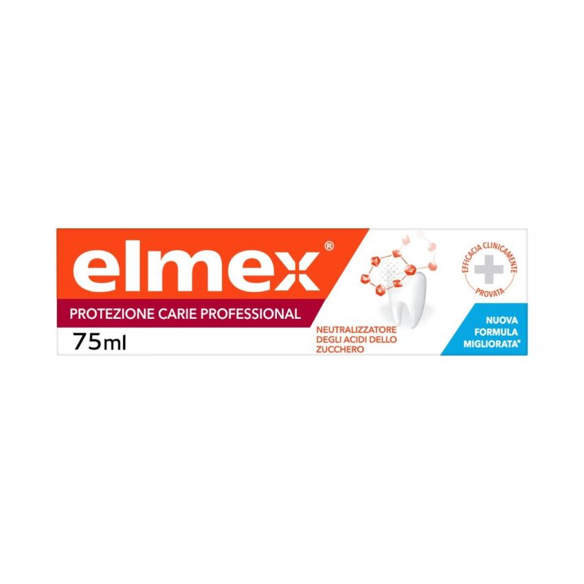 Elmex Professional Dentifricio per la Protezione Contro le Carie, 75ml