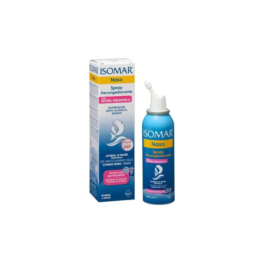 Isomar Decongestionante Spray con Acido Ialuronico, 100ml