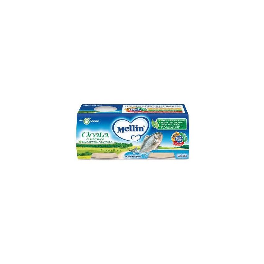Omogeneizzato di Orata Mellin - Confezione Doppia da 80g