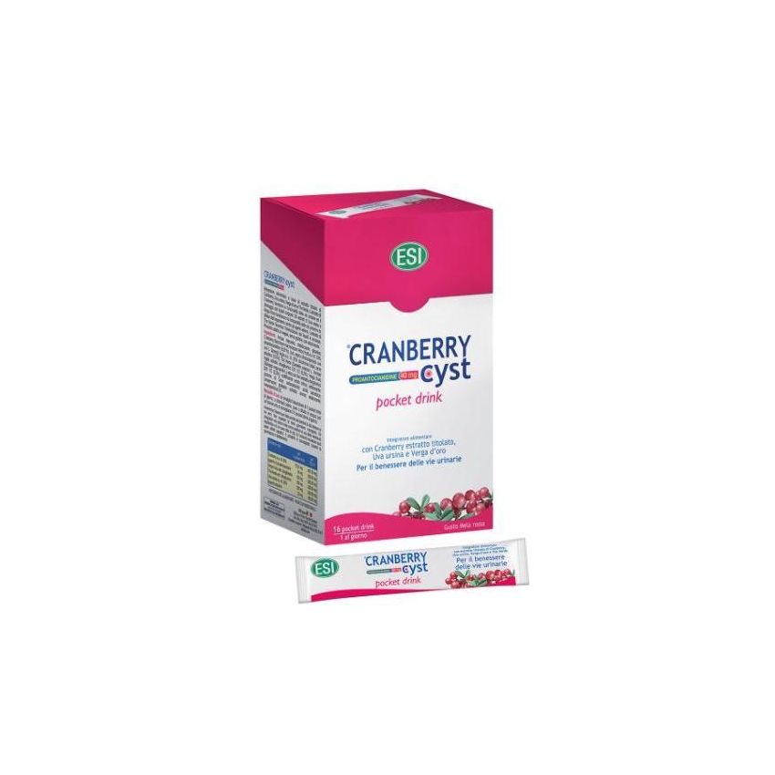 Cranberry Cyst Support Drink - 16 Pacchetti