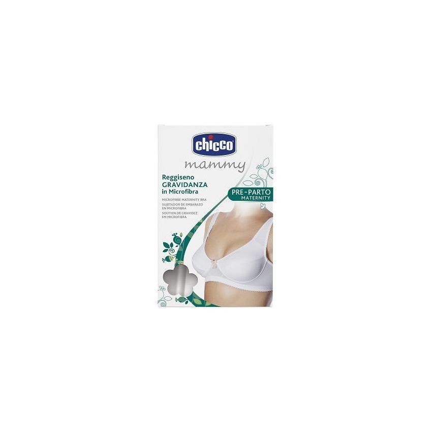 Reggiseno Antistress per Gravidanza in Microfibra Bianco, Misura 4C - Chicco