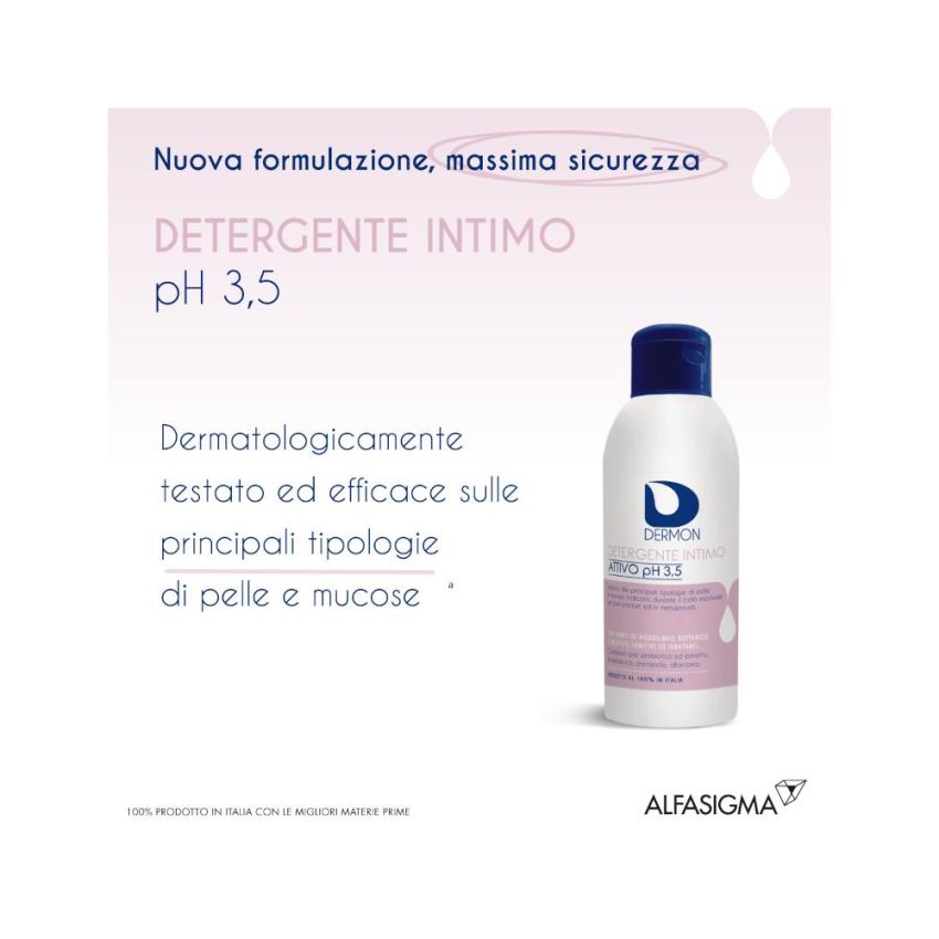 Dermon 250ml Detergente Intimo Attivo