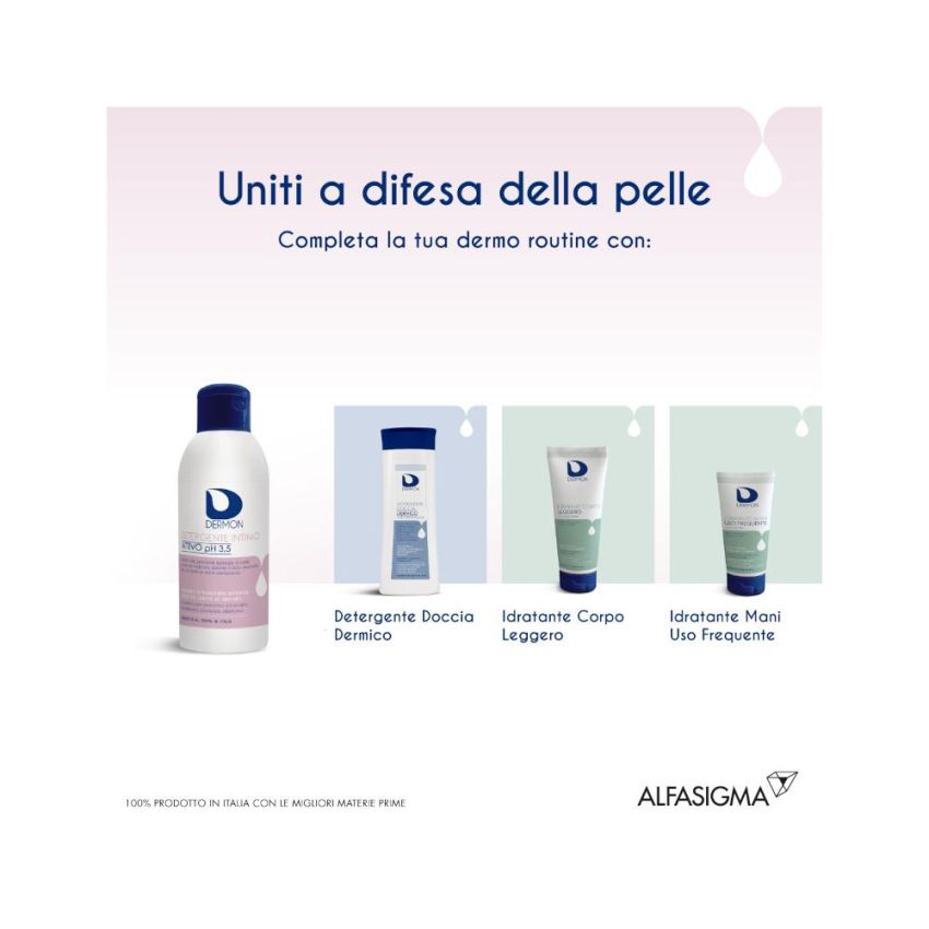Dermon 250ml Detergente Intimo Attivo