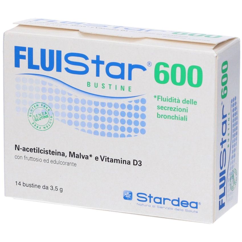 Fluistar 600 - Pacco da 14 Bustine Effervescenti