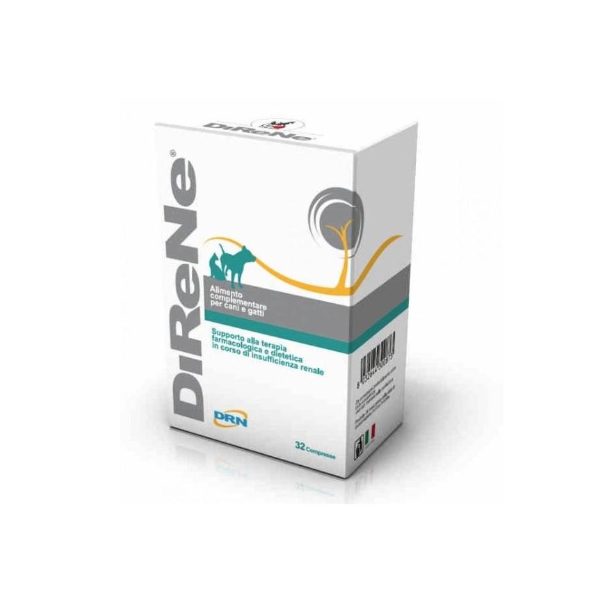 Direne - Alimento Complementare Multivitaminico per Cani e Gatti - 32 Compresse