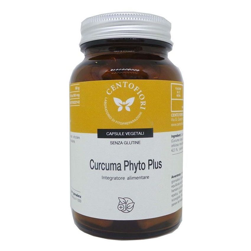 Curcuma Phyto Plus: 100 Capsule Vegetali