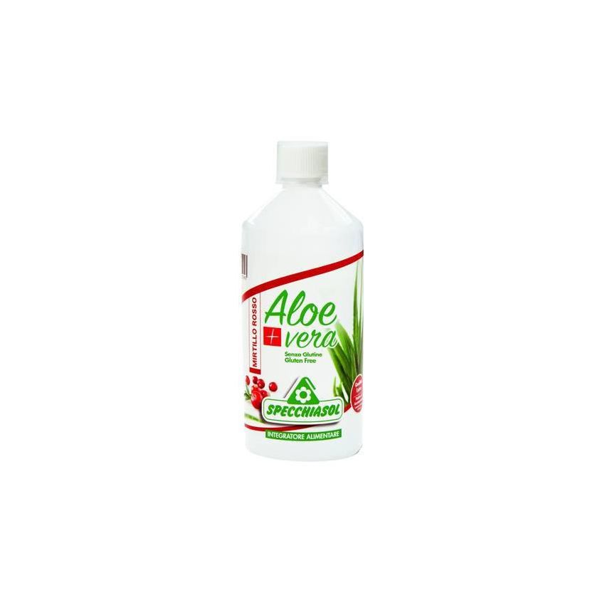 Succo di Aloe Vera e Mirtillo Rosso - 1 Litro