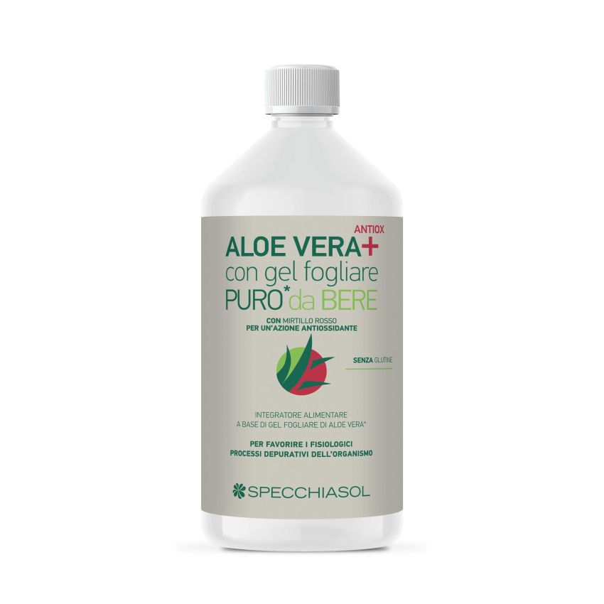 Succo di Aloe Vera e Mirtillo Rosso - 1 Litro