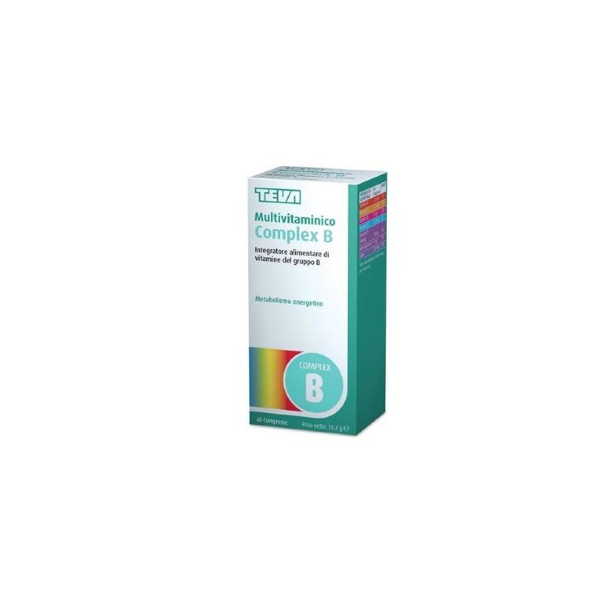 Complex B Multivitaminico Teva - 40 Compresse da 16,4g