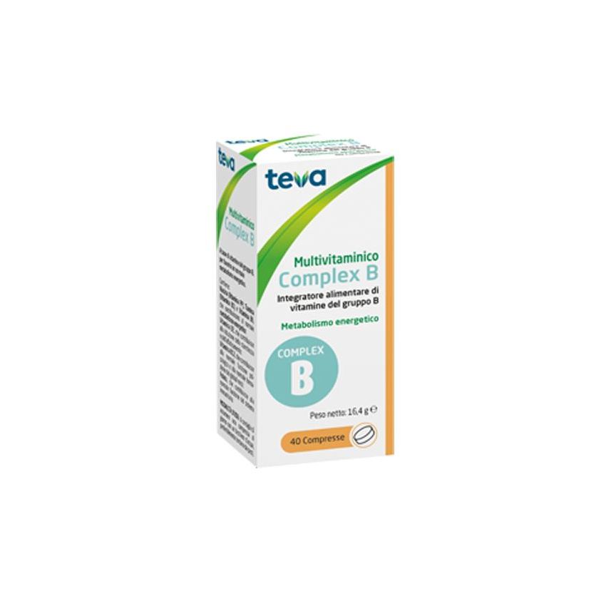 Complex B Multivitaminico Teva - 40 Compresse da 16,4g