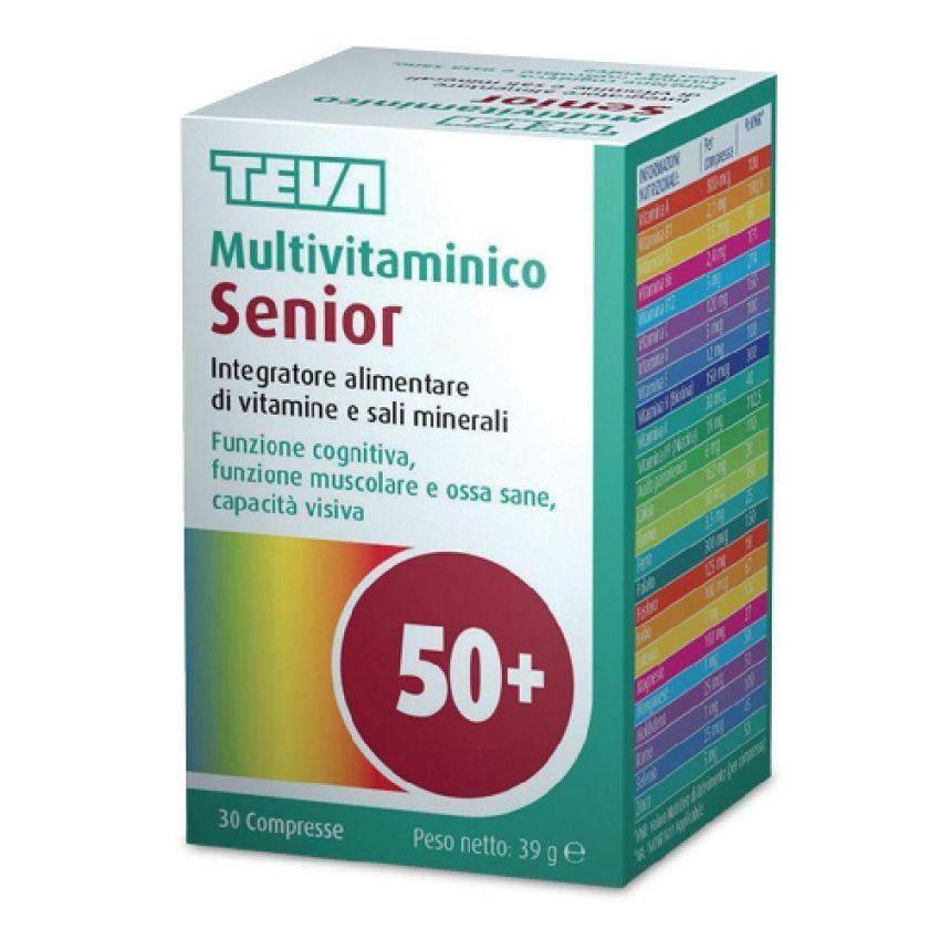 Teva Multivitaminico Senior - 30 Compresse da 39g