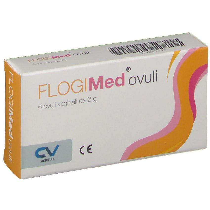 Flogimed - Ovuli Vaginali Anti-infiammatori - Confezione da 6 Pezzi