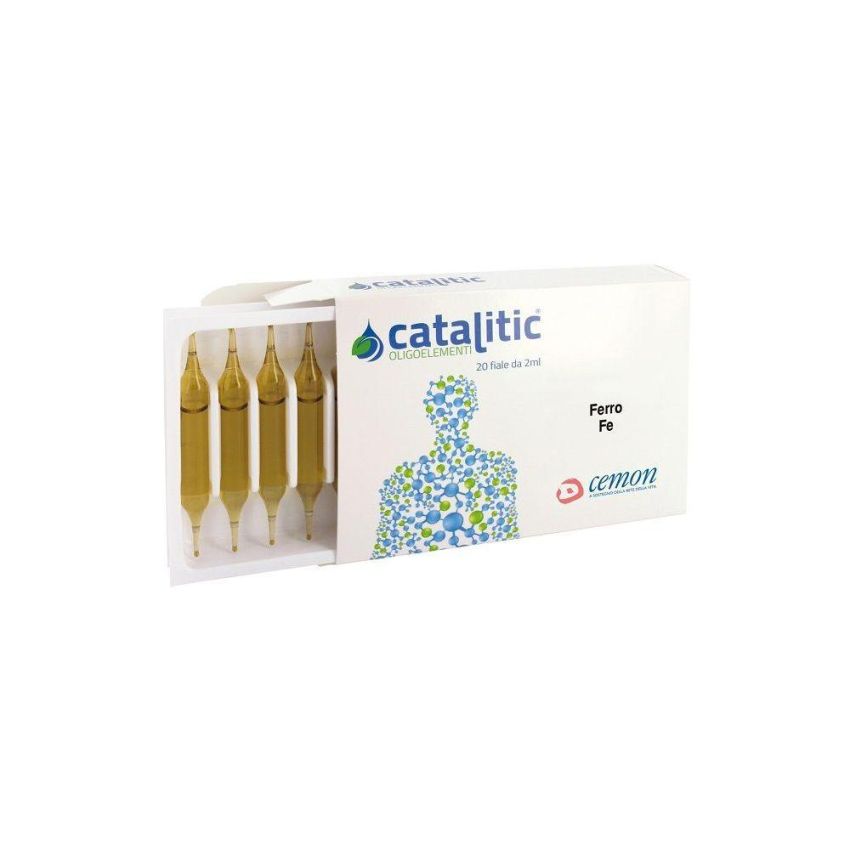 Cemon Catalytic Oligoelements Iron Fe - Set di 20 Fiale