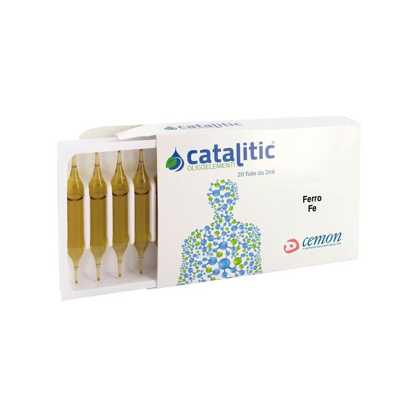 Cemon Catalytic Oligoelements Iron Fe - Set di 20 Fiale