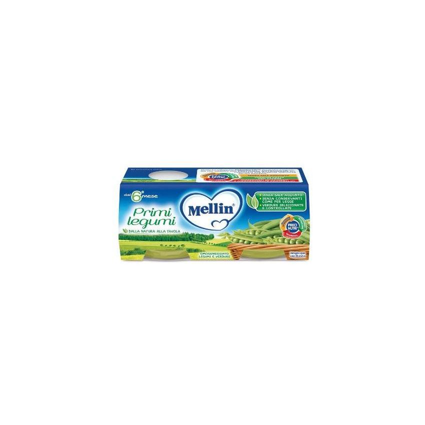 Mellin Omogeneizzato di Primi Legumi per Bambini oltre 6 Mesi - 2x80g