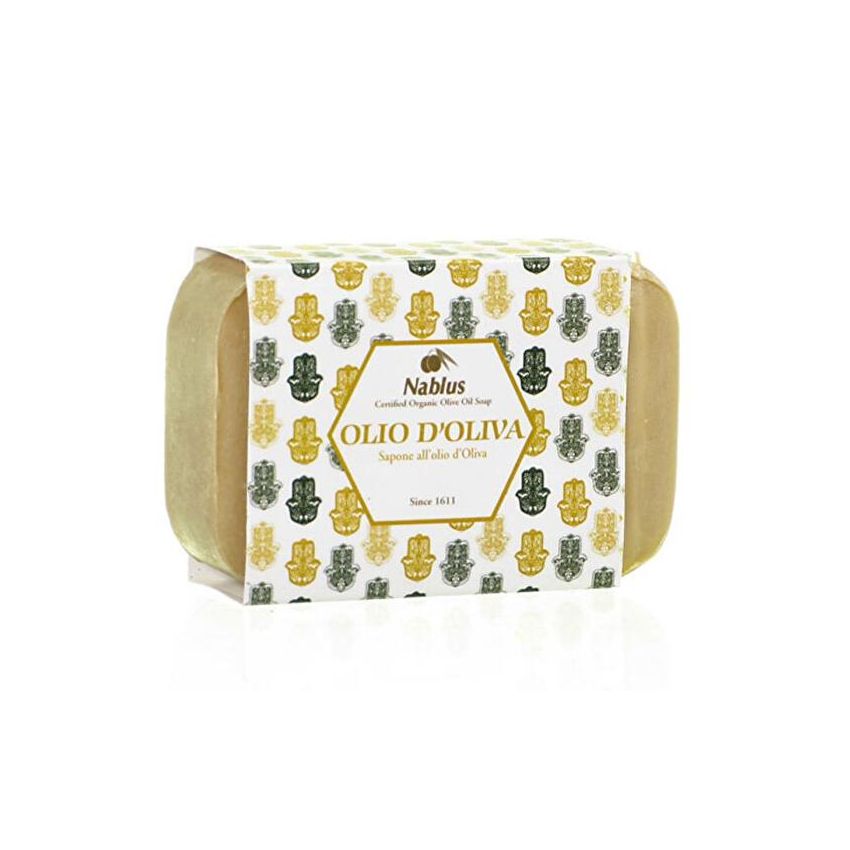 Sapone Biologico con Olio d'Oliva da Nablus, 100g