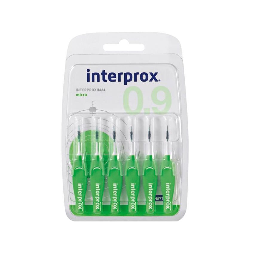 Interprox Micro Scovolino Interdentale 0.9mm - Pack da 6 Pezzi