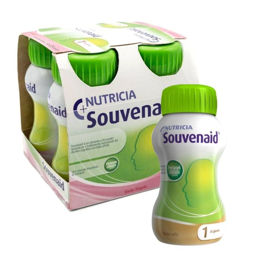Souvenaid Caffè - Pack di 4 Bottiglie da 125ml