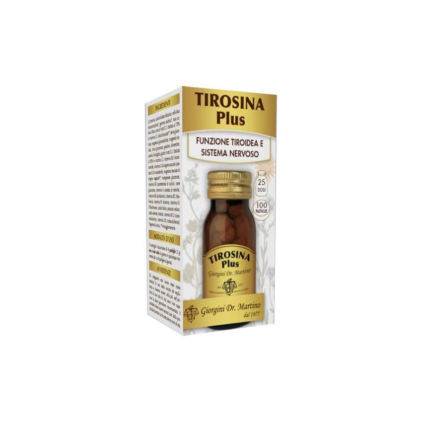 Dr Giorgini Plus Tirosina - 100 Compresse Premium