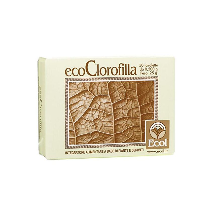 Ecol Ecoclorofilla 50 Tavolette Vegane