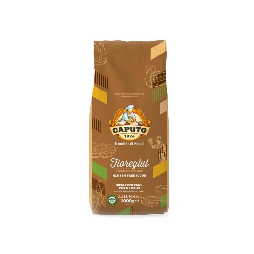 Farina Caputo FioreGlut Senza Glutine per Pane, Pizza e Dolci - 1kg